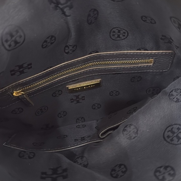 Tory Burch Navy blue leather Fold Over Cross Body bag - Picture 8 of 9